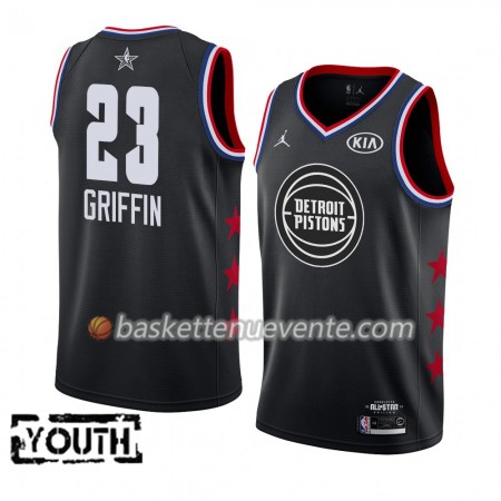 Maillot Basket Detroit Pistons Blake Griffin 23 2019 All-Star Jordan Brand Noir Swingman - Enfant
